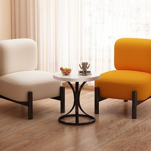 Canapé paresseux en forme <span class=keywords><strong>de</strong></span> bloc <span class=keywords><strong>de</strong></span> tofu pour petit appartement, maison d'hôtes, espace lounge, <span class=keywords><strong>réception</strong></span>, salon moderne minimaliste, en mousse, économique, pour hôtel - Product Image 6