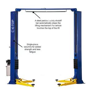 Лидер продаж, двухцилиндровый подъемник Etop 4000 кг, ручной разблокированный автомобильный подъемник с гарантией 1 год - Product Image 2