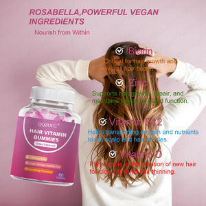 Grosir 60ct Biotin vitamin <span class=keywords><strong>Gummy</strong></span> suplemen untuk rambut dewasa pertumbuhan kulit kuku <span class=keywords><strong>Pectin</strong></span> pertumbuhan rambut Gummies bukan untuk bayi baru lahir - Product Image 5