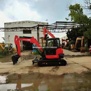 Mini-excavatrice hydraulique sur chenilles d'occasion de marque japonaise originale, modèle KX165, 6 tonnes, 5 tonnes, petite taille - Product Image 4