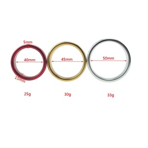 I migliori giocattoli caldi di altri prodotti del sesso giocattoli del sesso del titanio dell'oro anello del rubinetto dell'acciaio inossidabile giocattolo del sesso del metallo per l'uomo - Product Image 5