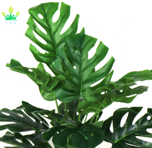 Tropical Home <strong>Garden</strong> Decoration <strong>Artificial</strong> Turtle <strong>Tree</strong> Leaves with Stems and Palm Leaf Frond for Christmas and Thanksgiving - Product Image 3