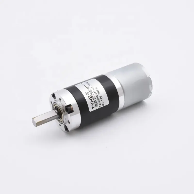 Niedriger Preis 36mm Getriebe motor 24V 12 V 3000 U/min 10 U/min 45 U/min 12 Volt 24V 10,5 V 10W 15 Watt Bürste DC Planeten getriebe motor mit Encoder