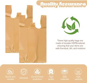 Bolsas de Compras de Tela No Tejida Ecológicas Personalizadas con Impresión, Bolsas de Embalaje Reutilizables, Bolsa de Camiseta de Agradecimiento - Product Image 4