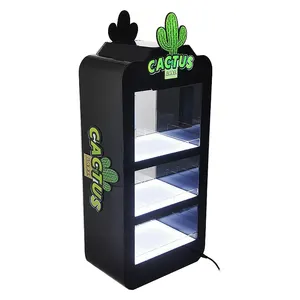 Tinya Hersteller Kostenlose Probe Custom POP Locking Push Divider Acryl Zigaretten Display Rack für Smoke Shop