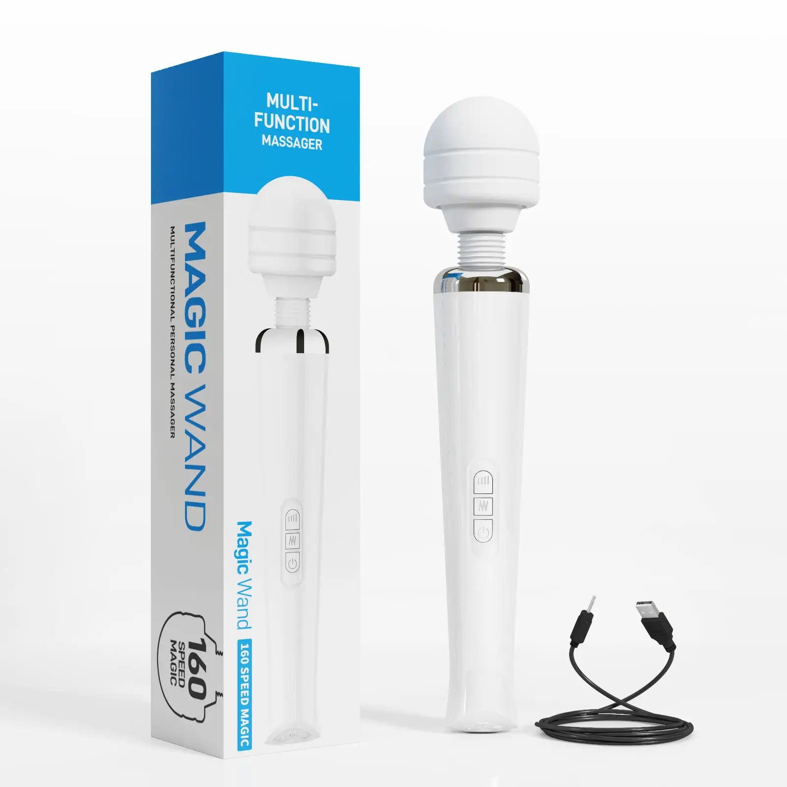 Free Sample AV Vibrator Wand - USB Rechargeable 20 Frequencies Free Sample AV Vibrator Wand - USB Rechargeable 20 Frequencies