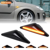 Luz LED de posición lateral intermitente para Ford Focus MK1 1998-2004 y Mondeo MK3 2000-2007, luces intermitentes de guardabarros Plug&Play