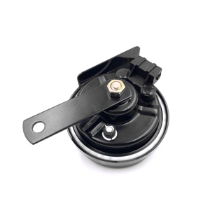 Wenle 12V 95MM Auto Bocina H:510 ± 30Hz 105-118dB NEGRO ABS + Caracol de hierro AHN117 191 951 221 Auto Bocina para VW