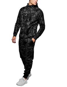 Nouveaux hommes personnalisés couleur unie polaire à capuche uni poids lourd haute qualité broderie imprimé fermeture éclair personnalisé surdimensionné homme à capuche - Product Image 6