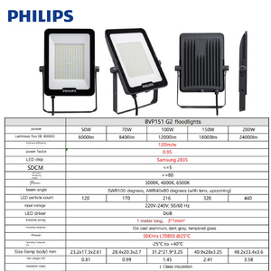 Projecteur LED <span class=keywords><strong>PHILIPS</strong></span> BVP151 pour extérieur, haute luminosité, dimmable, étanche, pour jardin - Product Image 3
