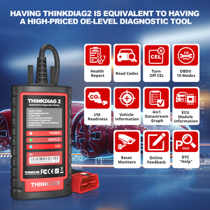 2025 escáner de coche Thinkcar ThinkDiag 2 Universal <span class=keywords><strong>Obd</strong></span> Control bidireccional Función de Sistema completo Obd2 herramienta de diagnóstico para coche - Product Image 4