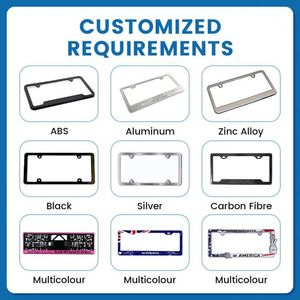 Aluminum Alloy <b>License</b> Plate <b>Frame</b> Custom American Size 300*150Mm - Product Image 4