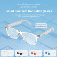 Nouvelles Lunettes Audio Intelligentes Sans Fil avec Fonction de Dialogue IA, Casque Audio et Haut-parleur Intégrés