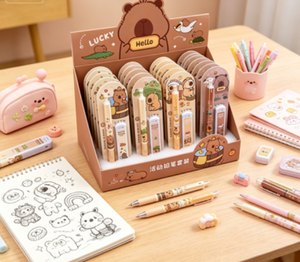 Juego de Lápices Mecánicos de Plástico <span class=keywords><strong>Sario</strong></span> Japan, 0.5 y 0.7 mm, Kawaii, Regalo de Papelería para Estudiantes, Juego de Recambios de Mina Portátiles - Product Image 3