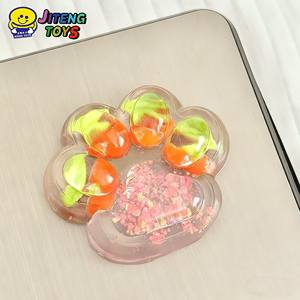 Jouet anti-stress JITENG <span class=keywords><strong>fait</strong></span> <span class=keywords><strong>maison</strong></span>, <span class=keywords><strong>mochi</strong></span> doux et brillant, fruits brillants en forme de fraise et de cristal, cadeau anti-stress - Product Image 3