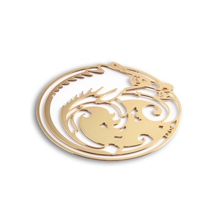 ของขวัญส่งเสริมการขาย ที่คั่นหนังสือ 3 มิติ ของที่ระลึก ลายแบบกำหนดเอง สีทอง ทำจากทองเหลือง - Product Image 4