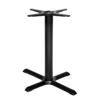 Croix rétro industriel café Commercial Table Base métal Table jambes fonte noir acier inoxydable Table jambes meubles jambe