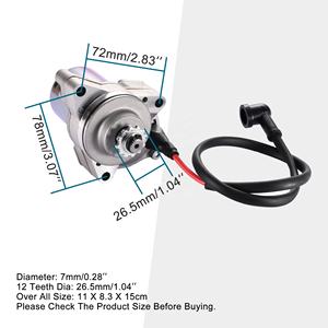 Reemplazo de Motor de <span class=keywords><strong>arranque</strong></span> eléctrico de motocicleta GOOFIT para 50cc 70 Cc 90cc 100 Cc 110cc 125 Cc 4 tiempos Dirt <span class=keywords><strong>Pit</strong></span> <span class=keywords><strong>Bike</strong></span> ATV - Product Image 3