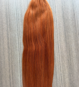 Capelli Veri Grezzi 10''-30'' Remy Castano Rame, Extension I-Tip MicroLink con Cuticole Allineate, 100% Capelli Umani Veri per Ingrosso - Product Image 5