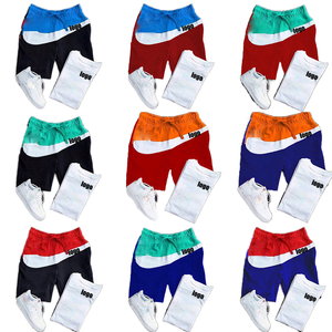 2025 mode Logo personnalisé été Joggers costumes hommes <span class=keywords><strong>2</strong></span> pièces sport Gym PlSize hommes Shorts Logo personnalisé survêtement ensemble pour hommes - Product Image 2