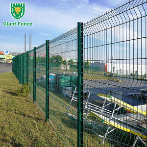 Vente flash - Panneau de clôture en grillage métallique galvanisé 3D incurvé, revêtu de PVC, prix avantageux pour le jardin - Product Image 3