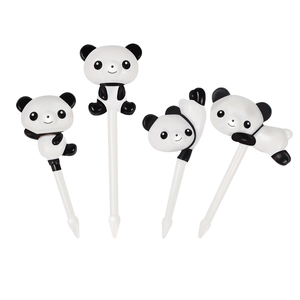 Panda carino Mini Snack Bento Food Lunch Box Set di più stili con bastoncino di frutta usa e getta forchetta stuzzicadenti bambini bambini - Product Image 5
