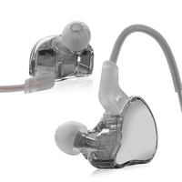 Headset In Ear gantung Bass Hifi, Headphone berkabel penghilang kebisingan colokan 3.5mm Stereo untuk Olahraga