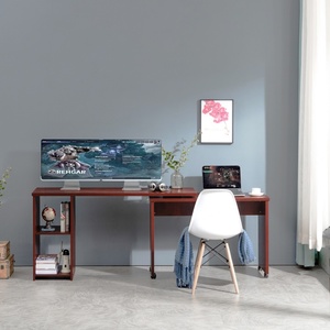 Escritorio de Computadora en Forma de L con Rotación de 360 Grados, Mesa de Esquina con Almacenamiento para Estudio, Trabajo, Juegos, Aprendizaje, Maquillaje, Muebles para Oficina en Casa - Product Image 3