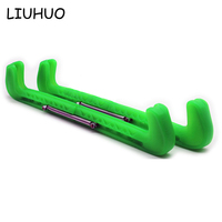 LIUHUO Protège-chaussures de patinage élastiques, protection de lame de patin à glace, longueur réglable, pour patins de vitesse/figure, pour garçons
