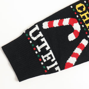 Fabricants de pulls en jacquard à <span class=keywords><strong>col</strong></span> rond pour hommes, à manches longues, pour l'hiver, à thème de Noël - Product Image 4