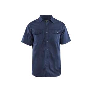 Blaklader-329611908900M เสื้อ twill สีน้ำเงินเข้ม-EAN เสื้อทำงาน7330509480892 - Product Image 1
