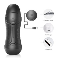 Automatische Saugmaschine für Männer, Handgehaltener Elektrischer Masturbator mit Saug- und Vibrationsfunktion
