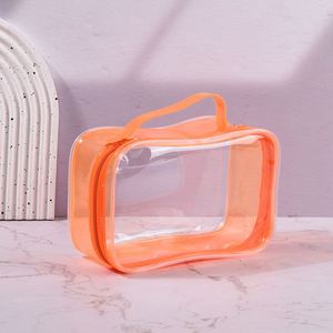 Bolsa Transparente de PVC para Bebé, Linda Caja de Almacenamiento Colgante Aislada con Cierre de Cremallera, Estuche con Patrón de Logotipo, Embalaje Ligero para Viaje - Product Image 3