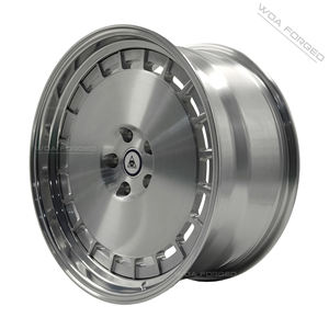 5x112 2 pièces forgées 17 18 pouces jantes alliage roues de voiture de tourisme DeepDish pour <span class=keywords><strong>Mercedes</strong></span> <span class=keywords><strong>Benz</strong></span> roues W140 W201 W126 W124 - Product Image 1