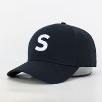 Casquette de baseball sportive personnalisée en gros, motif Argyle, haute qualité, respirante, imperméable, unisexe, pour sports de plein air, visière incurvée, broderie à la main