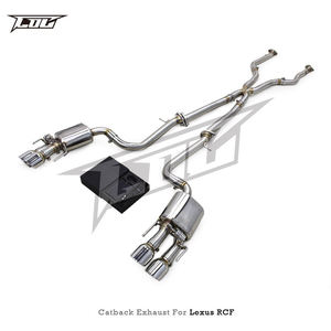 Système d'échappement sport à soupapes Boska personnalisé en acier inoxydable pour Lexus RC F/ 5.0L 2015-2021 avec télécommande - Product Image 2
