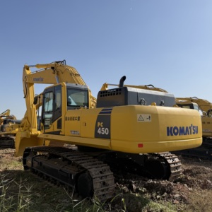 Moteur, pompe, boîte de vitesses et engrenages d'occasion de haute qualité pour excavatrice Komatsu PC450 d'origine japonaise, poids opérationnel de 45 tonnes - Product Image 1