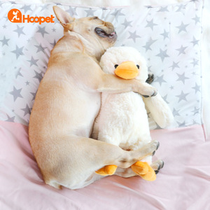 Hoopet Jouet en peluche pour chien, canard en peluche, jouet à mâcher qui couine pour chiens de petite et moyenne taille - Product Image 1