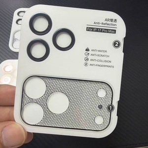 Pellicola Protettiva in Vetro Temperato AR+AF Antiriflesso Facile da Installare con Copertura <span class=keywords><strong>Fotocamera</strong></span> in Acciaio Inossidabile per <span class=keywords><strong>iPhone</strong></span> 17 <span class=keywords><strong>Pro</strong></span> <span class=keywords><strong>Max</strong></span> 16 - Product Image 2