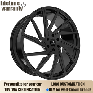Jantes en alliage forgé multi-rayons noires <span class=keywords><strong>IMPERIAL</strong></span> Jtx, 19, 20, 21, 22 pouces, concaves, pour BMW X5 X6 Audi Q7 Mercedes GLEGLS - Product Image 1