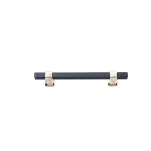 Pegangan pintu kabinet kotak baja tahan karat, untuk laci dapur meja samping tempat tidur-hitam emas & perak ramah lingkungan, pemasangan mudah - Product Image 3