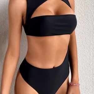 Fabricante de Bikinis Personalizados, Traje de Baño de Diseño de Alta Gama, Bikini de Dos Piezas para Mujer, Secado Rápido, Sujetador Push-Up, Spandex/Poliéster, Tanga - Product Image 6