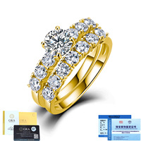 Cincin Perak S925 Moissanite yang Dapat Ditumpuk, Cincin Wanita Modis, Nuansa Mewah Ringan, Cincin Personalisasi Kelas Atas