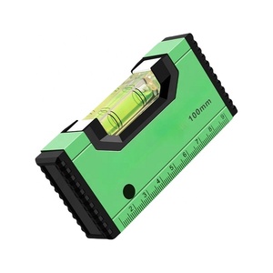 Mini niveau à bulle magnétique fort ménage niveau de haute précision Mini niveau à bulle en alliage d'aluminium multifonctionnel - Product Image 1