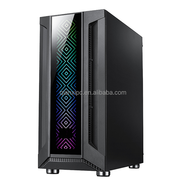 OEM Bulk Package Computer Parts and Accessories Economical SPCC Black Coating New ATX Computer Desktop Pc