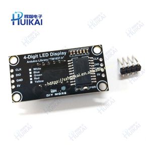 TM1637 0.36" LED <strong>Display</strong> Digital Tube Decimal Points <strong>7</strong> <strong>Segments</strong> <strong>4</strong> <strong>Digit</strong> <strong>Display</strong> Module Serial Driver Board - Product Image 2