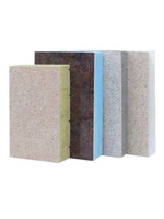 Panneau intégré d'isolation et de décoration des murs extérieurs, peinture en pierre véritable, laine de roche céramique, panneau composite en polystyrène, ignifuge