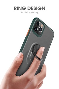 De alta calidad <span class=keywords><strong>mejor</strong></span> venta híbrido <span class=keywords><strong>soporte</strong></span> metálico fuerte <span class=keywords><strong>soporte</strong></span> de coche Ultra Slim funda para teléfono móvil para iPhone 11 - Product Image 3