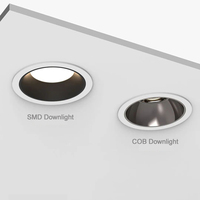 Vente en gros de spots encastrés LED ronds 7W, AC220V AC110V, lampes encastrées COB SMD pour chambre à coucher