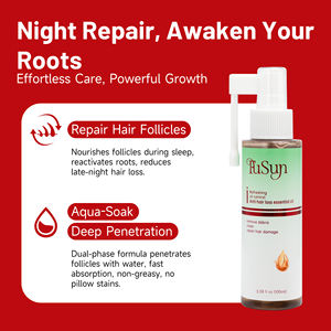 תרסיס נגד נשירת שיער פאנסון, פורמולה 2 ב-1 לצמיחת שיער, חידוש זקיקי השיער, בקרת שומן, נגד קשקשים, תמצית ג'ינג'ר - Product Image 5